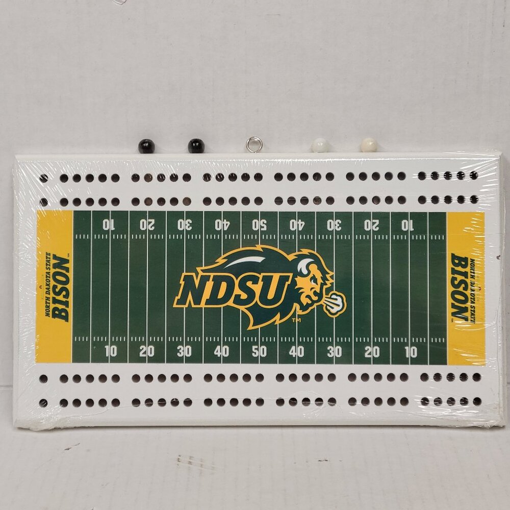 NCAA North Dakota State Bison Cribbage Board, NEW